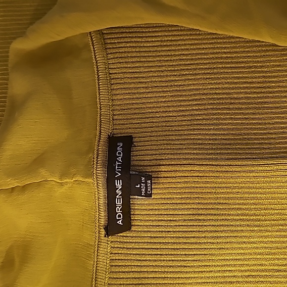 Womens ADRIENNE VITTADINI Sleeveless Sweater. Lime Green. Size Large. - Picture 6 of 8